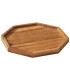 Serving tray octogonal mangowood 25x25x2cm