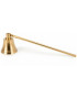 Gold candle snuffer 4.5x4.5x23.5cm