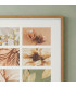 Cadre photo pêle-mêle mural bois 42x42cm