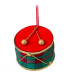 Set of 3 Christmas Balls drums 7x6x5cm