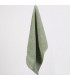 Serviette invité essuie-mains coton vert 30x50cm