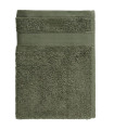 Serviette invité essuie-mains coton vert foncé 30x50cm