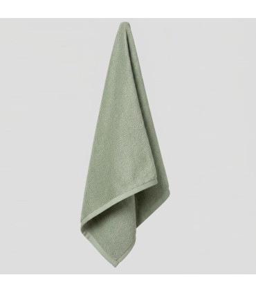 Serviette de toilette 100% coton vert clair 50x100cm