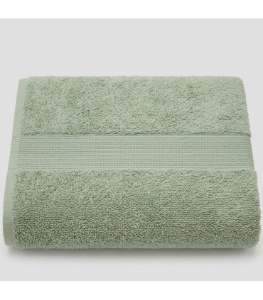 Serviette de toilette 100% coton vert clair 50x100cm
