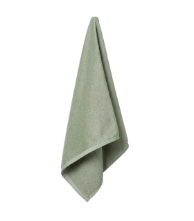 Serviette de toilette 100% coton vert clair 50x100cm