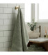 Maxi drap de bain ou douche 100% coton vert clair 70x140cm