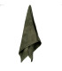 Serviette de toilette 100% coton vert foncé 50x100cm