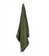 Maxi drap de bain ou douche 100% coton vert foncé 70x140cm