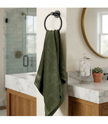 Towel Cotton dark green 70x140cm