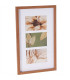 Cadre photo pêle-mêle mural bois 26x42cm