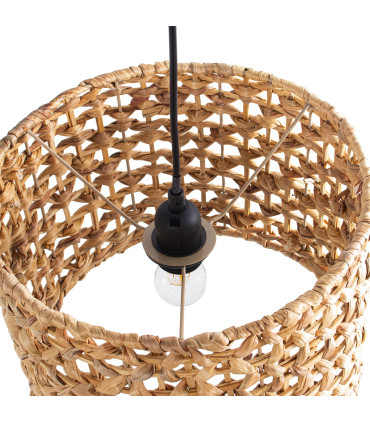 Ceiling Lamp white cotton 42x42x23cm