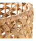 Suspension en métal et osier 31x31x21cm