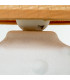 Table Lamp white ceramic 15x15x25cm