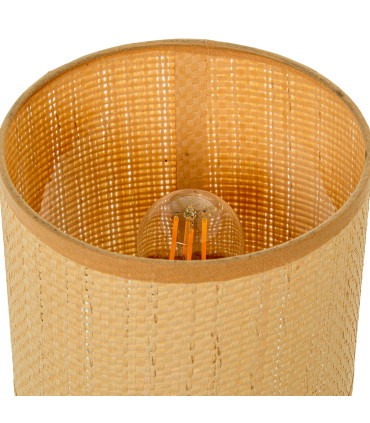 Lampe à poser design en céramique blanche