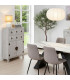 Table Lamp white ceramic 15x15x25cm