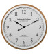 Grande horloge murale bois 65x65x6.5cm