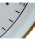 Grande horloge murale bois 65x65x6.5cm