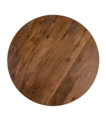 Round table mango wood 120x120x77cm