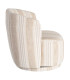 Beige rotating armchair 75x74x65cm