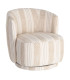 Beige rotating armchair 75x74x65cm