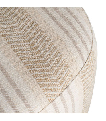 Beige rotating armchair 75x74x65cm