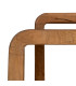Set of 2 Tables mango wood 120x55x40cm