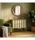 Design console table black metal 90x32x80cm