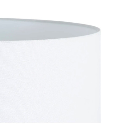 Table Lamp green ceramic and white lampshade 35.5x35.5x68cm