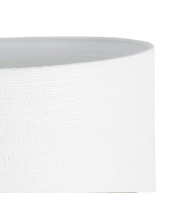 Table Lamp green ceramic and white lampshade 35x35x69cm