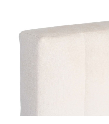 Tête de lit classique tissu beige crème 160x122cm