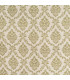 Coussin classique carré vert et beige 45x45cm