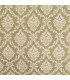 Coussin classique rectangulaire vert et beige 50x30cm