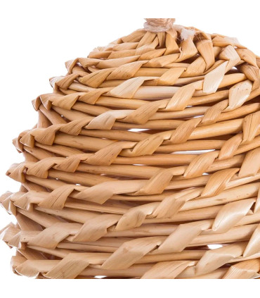 Christmas Ball straw 7.5x7.5x10cm