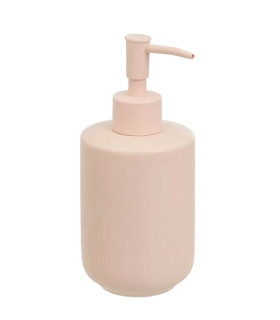 Soap dispenser pink dolomite 7x7x17cm