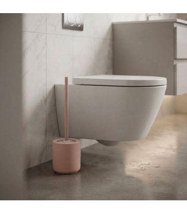 Toilet Brush pink dolomite 11x11x38cm