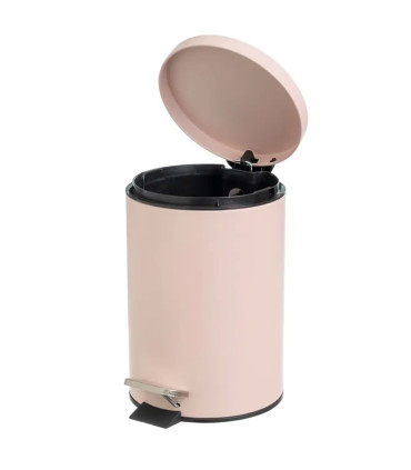 Bathroom Bin metal pink 3L