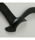 Décoration murale 3 mouettes en aluminium noir 36x14x2cm
