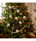 Set of 6 Christmas Balls retro - 7.5cm