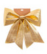 Décoration de Noël grand noeud doré 25cm