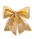 Décoration de Noël grand noeud doré 25cm