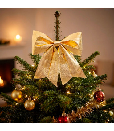 Christmas decoration gold 25cm