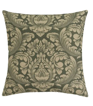Cushion beige and green 45x45cm