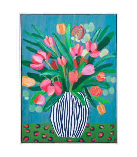 Wall Canvas abstract 75x4x100cm