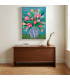 Tableau abstrait sur toile 75x4x100cm