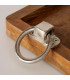 Rectangular wood tray 60x20x10cm