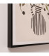 Set de 2 tableaux sur toile bouquet de fleurs 42x4x52cm