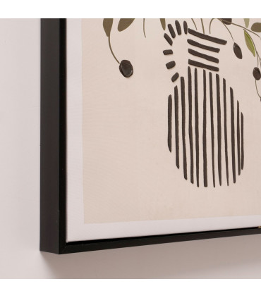 Set de 2 tableaux sur toile bouquet de fleurs 42x4x52cm