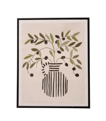 Set of 2 wall canvas flowers 42x4x52cm