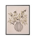 Set of 2 wall canvas flowers 42x4x52cm