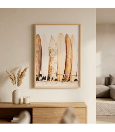 Tableau photo sur toile surf 52x2.5x72cm